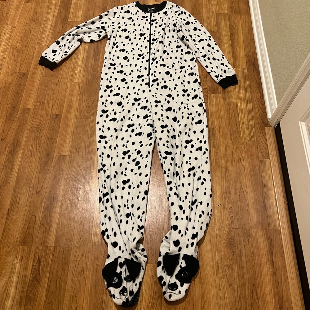 Onesie Dalmatian Print Women’s Pajamas - Small